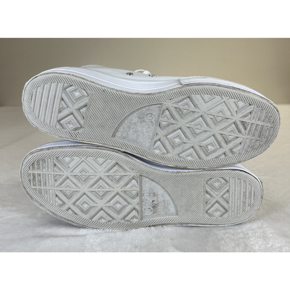 Converse Chuck Taylor All Star Lift High-top Platform Faux Leather Light Bone 10 - Picture 11 of 11